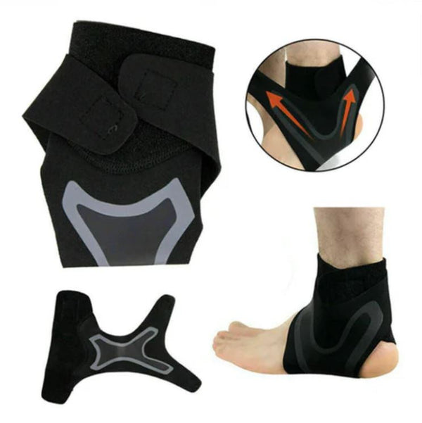 Sport Ankle Support Foot Wrap Strap Compression Sleeve