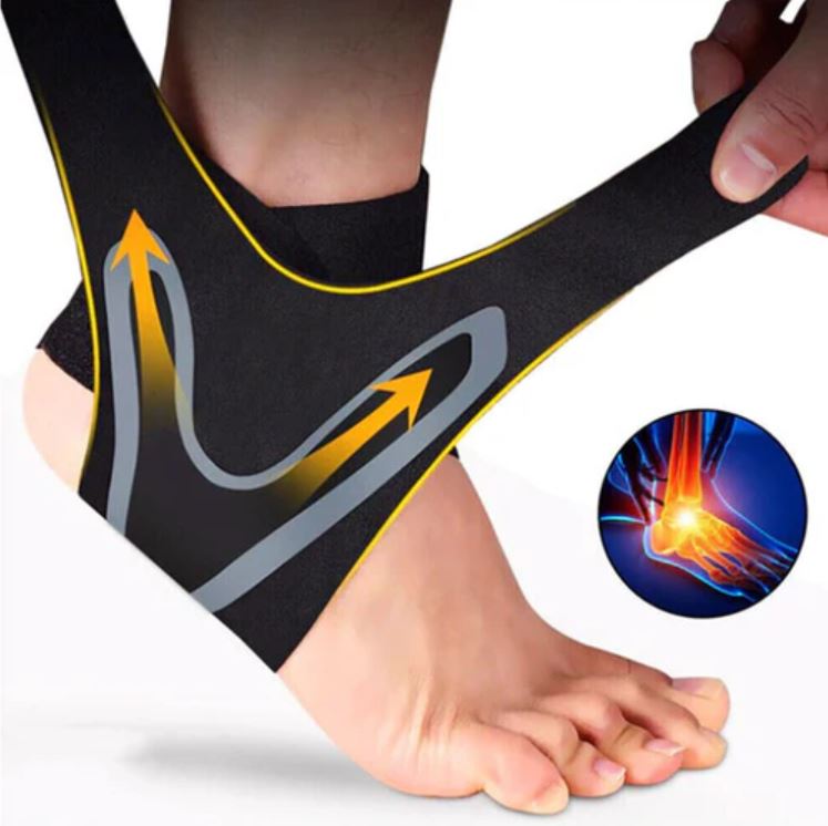 Sport Ankle Support Foot Wrap Strap Compression Sleeve