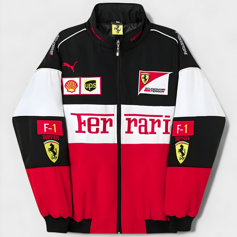 Variant image for Belezza – Vintage Unisex Ferrari Race Jacket with Authentic Logo & Durable Fit-6