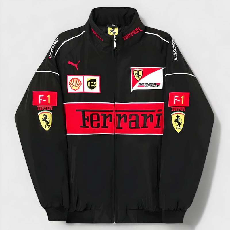 Variant image for Belezza – Vintage Unisex Ferrari Race Jacket with Authentic Logo & Durable Fit-8