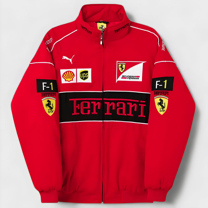 Variant image for Belezza – Vintage Unisex Ferrari Race Jacket with Authentic Logo & Durable Fit-15